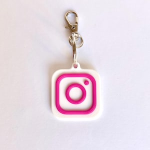 Personalisierter Instagram-NFC-Schlüsselanhänger | Öffne dein Instagram-Profil mit nur einer Berührung | Geschenk für Social-Media-Influencer