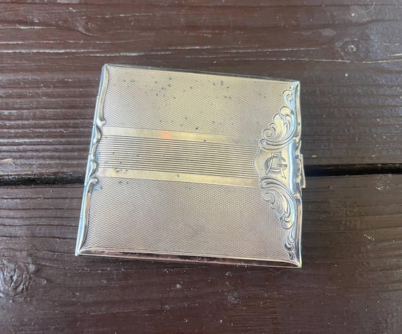 alpaca silver cigarette case Vintage Kraft Alpacca sold at auction on 3rd April Alpaca Silver & Enamel Cigarette