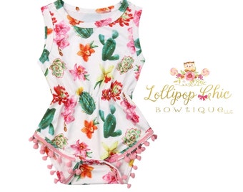 baby girl cactus outfit