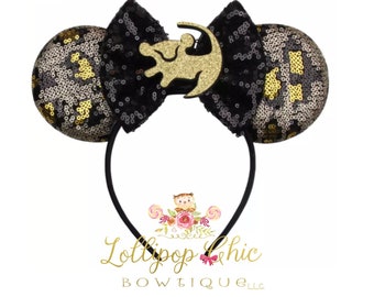 Lion King Minnie Mouse ears animal kingdom inspired minnie mouse ear headband