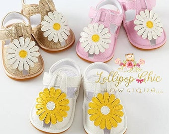 New! Daisy Summer Baby Sandals First walkers Moccasins