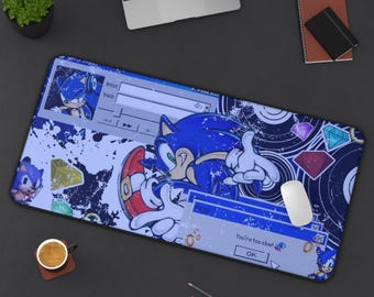 Podkładka pod mysz Sonic The Hedgehog Gaming | Sonic Design | Akcesoria dla graczy | Spersonalizowany zestaw do gier | Idealny prezent dla graczy