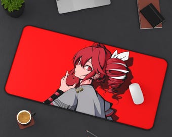 Kasane Teto Desk Mat | Anime Gaming Mouse Pad | Kawaii Study Decor