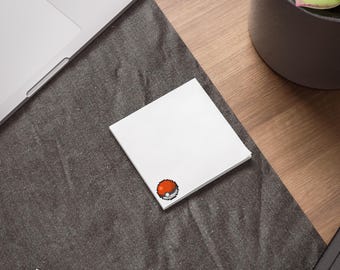 Pixel Poké Ball Post-it Note Pads | Cute Pixel Art Sticky Notes