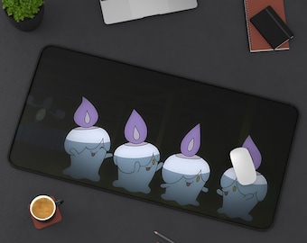 Whimsical Litwick Desk Mat | Cute Home Office Decor | Gamer Mouse Pad | Fun Gift for Students | Unique Desk Accessory