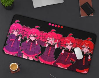 Kawaii Kasane Teto Desk Mat | Chibi Anime Mouse Pad