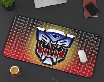 Vibrant Transformers Autobots Desk Mat | Gaming Mouse Pad | Office Decor | Geek Gift | Desk Accessory