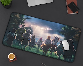 Demon Slayer Desk Mat | Hashira Mouse Pad | Anime Desk Decor | Gamer Gift | Office Anime Accessory