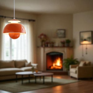 Modern Nordic Pendant Light – Minimalist Iron Hanging Lamp | Sleek Ceiling Light for Kitchen Island, Dining Room, Bar or Café Decor