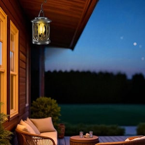 2-Pack Solar Lantern Lights – Outdoor Garden & Patio Decor | Warm LED Light | Waterproof Yard Lights | Holiday Gift for Her or Birthday