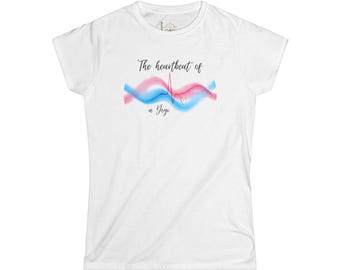 Yoga Heartbeat Tee: Mindful Movement Softstyle Shirt