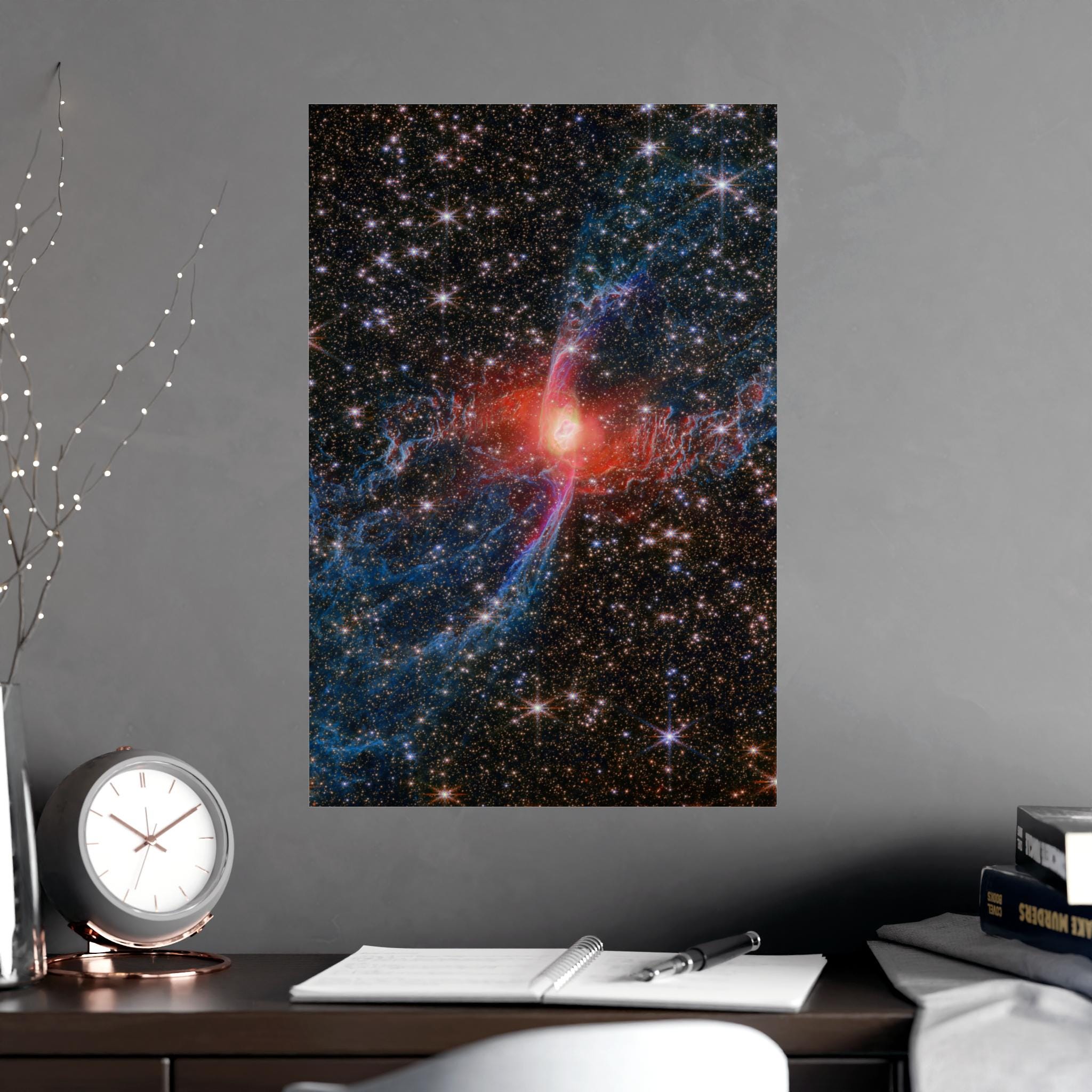 Red Spider Nebula Poster NASA Space Print Astronomy Wall Art Outer ...