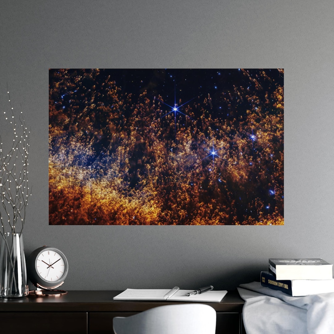 Helix Nebula Poster JWST Space Print Astronomy Wall Art Outer Space ...