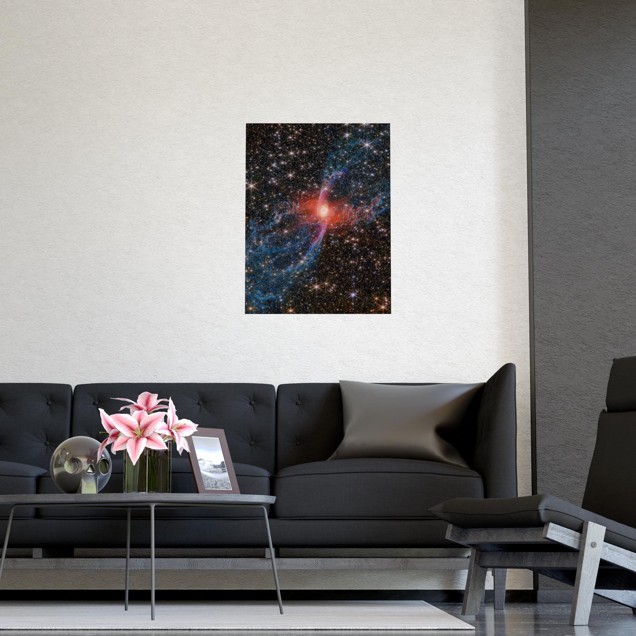 Red Spider Nebula Poster NASA Space Print Astronomy Wall Art Outer ...
