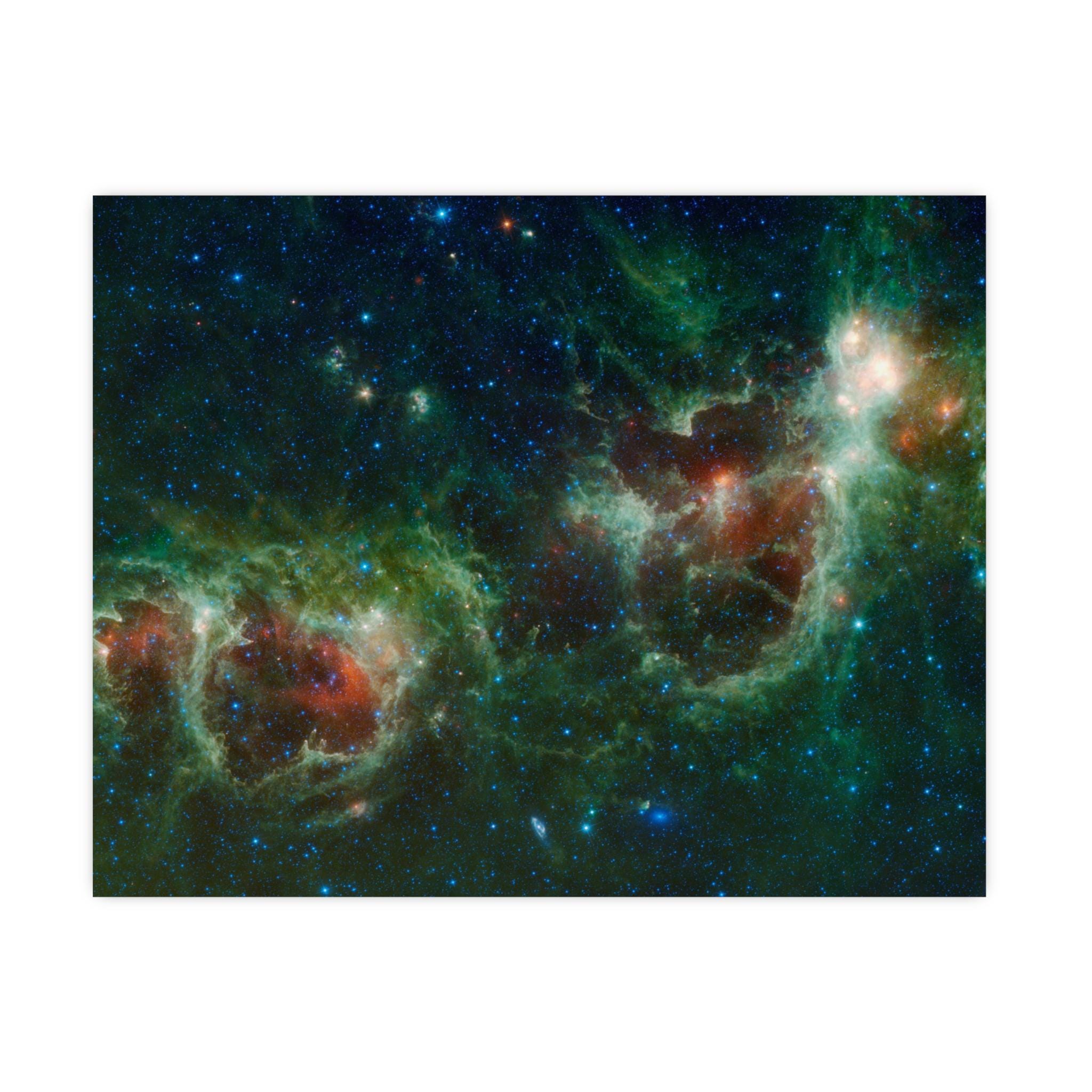Heart and Soul Nebula Poster NASA Space Print Galaxy Wall Art Astronomy ...