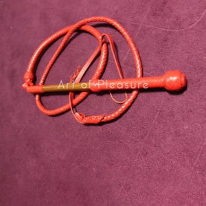 Genuine Leather Stock Whip 5 feet 12 Plaits Adult Fetish Bullwhip Professional Cracking Submissive Tool Horse riding Training Hunting