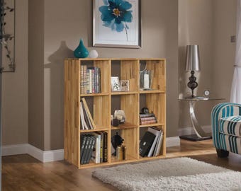 Wood Bookshelf, Solid Wood Bookcase, Mid Century Bookcase, Large Bookshelf Unit, Wooden Book Shelf, Wood Office Bookshelf, Rustic Bookshelf