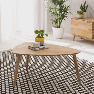 Nesting Coffee Table | Minimalist Coffee Table | Modern Nesting Table | Solid Oak Nesting Table | Handmade Wood Coffee Table