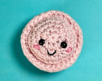 Kawaii Macaron Crochet Pattern: Beginner Friendly Bag Charm (Digital PDF)
