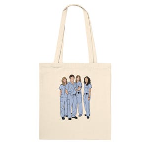 Greys anatomy inspired tote bag