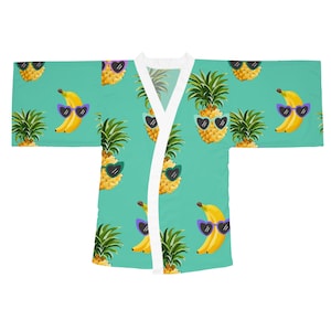 Long Sleeve Kimono Robe (AOP)