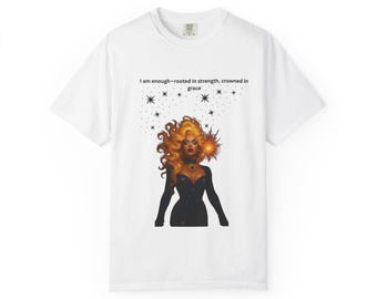 Camiseta de afirmación empoderada para vibras positivas
