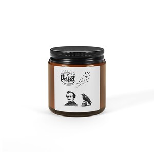 Scented Soy Candle (Multi-Size, Amber Jar)
