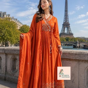long sleeve diwali dress for women Black Long Sleeves Harmony Hues Dress