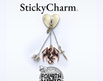 Fantasy-Inspired Steel Stickycharm – Bookish Accessories
