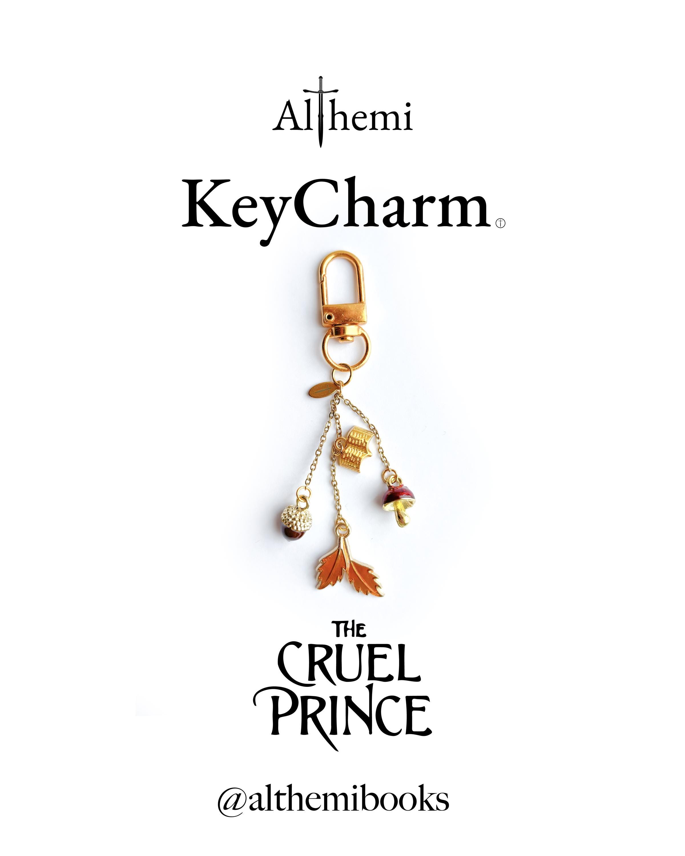 Fantasy-Inspired  Steel Keychains – Bookish Accessories