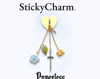 Fantasy-Inspired Steel Stickycharm – Bookish Accessories