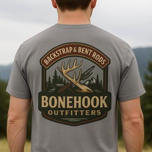 Backstrap & Bent Rods Tee – Bonehook Outdoorsman Lifestyle Shirt