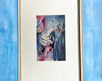 Original 1936 European Dutch Expressionist Signed Painting