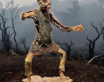 1987 Zombie Beeldje Sculptuur from Jan Van Munster Galerie Den Haag