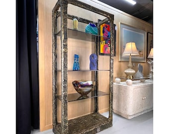 Adrian Pearsall for Craft Associates Brutalist Etagere Display Shelves
