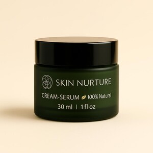 Organic Night Cream-Serum for Dry and Hormonal Skin | Anti-Aging (30 ml) image 13