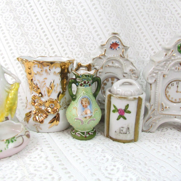Vintage Porcelain Antique Figurine Collectibles Box Lot Clearance Sale Closeout