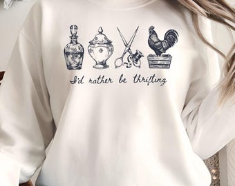 Preferirei fare shopping nei negozi dell'usato PNG, Shopping vintage PNG, Sublimazione vintage accogliente, Negozio dell'usato PNG, Grafica vintage per shopping vintage, Download digitale