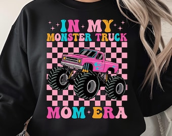 Monster Truck Mama PNG, Monster Jam Mama PNG, Pink Monster Truck Design, Boy Mom Era PNG, Truck Mom Sublimation (Digital Download)