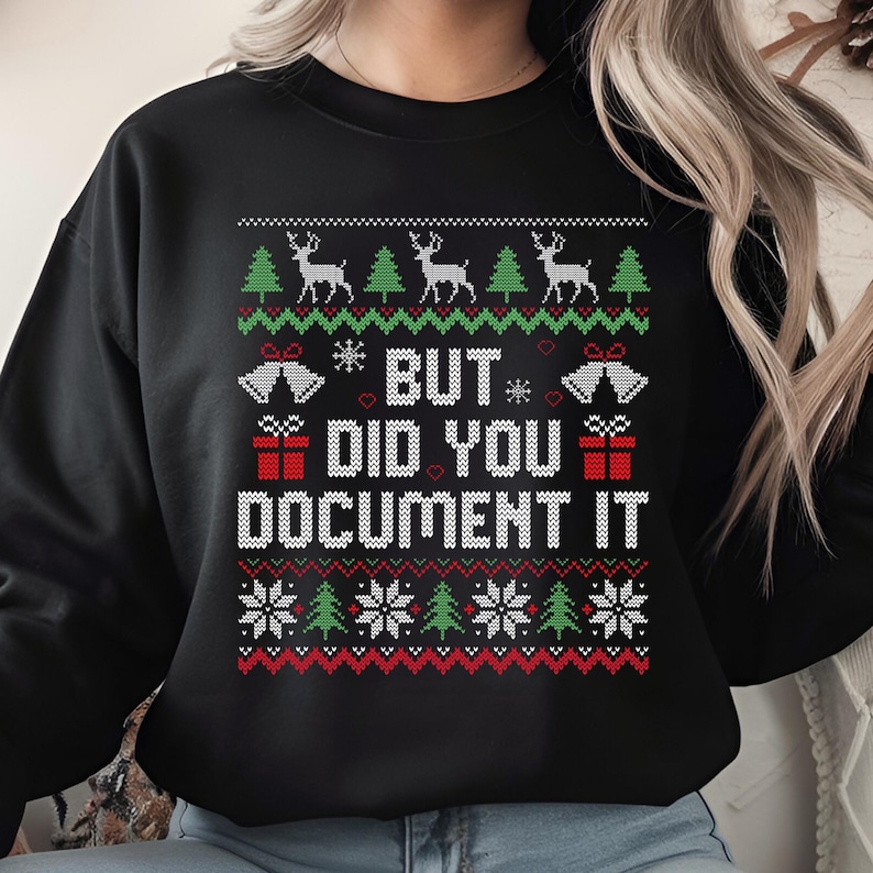 But Did You Document It PNG, Funny Programmer Ugly Christmas Sweater ...