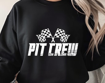 Equipe de box PNG, Design de sublimação de bandeira quadriculada de corrida, Download digital de automobilismo, Imprimível para entusiastas de carros, Arte da equipe de box de corrida