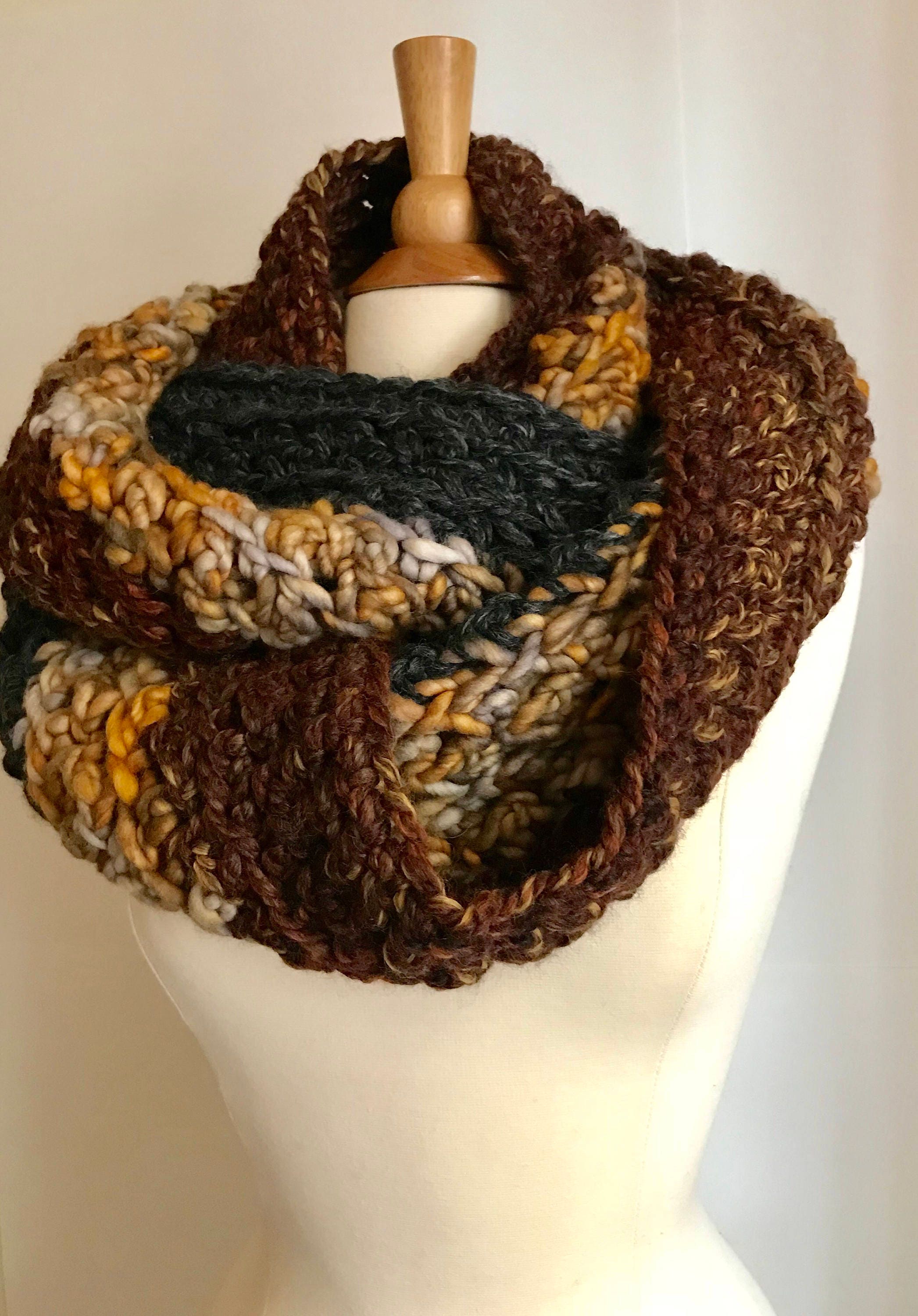 Ultra Soft Super Chunky knit Infinity Scarf
