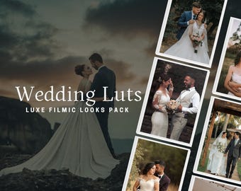 87+ Ultimate Wedding LUTs Color Grading Mega Pack | Cinematic Romantic Tones |  | All-in-One Wedding LUTs Library for Video and Photo