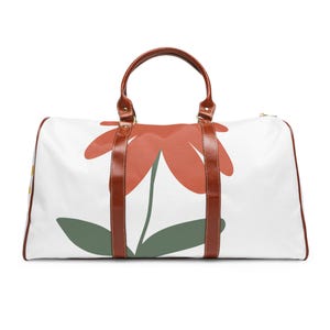 Chic Waterproof Travel Bag, Floral Weekender Bag, Beach Tote, Gym Duffle, Stylish Carry-On for Travel, Gift for Travelers