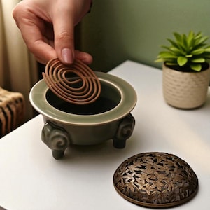 Ceramic Incense Burner: Aromatherapy Zen Home Decor