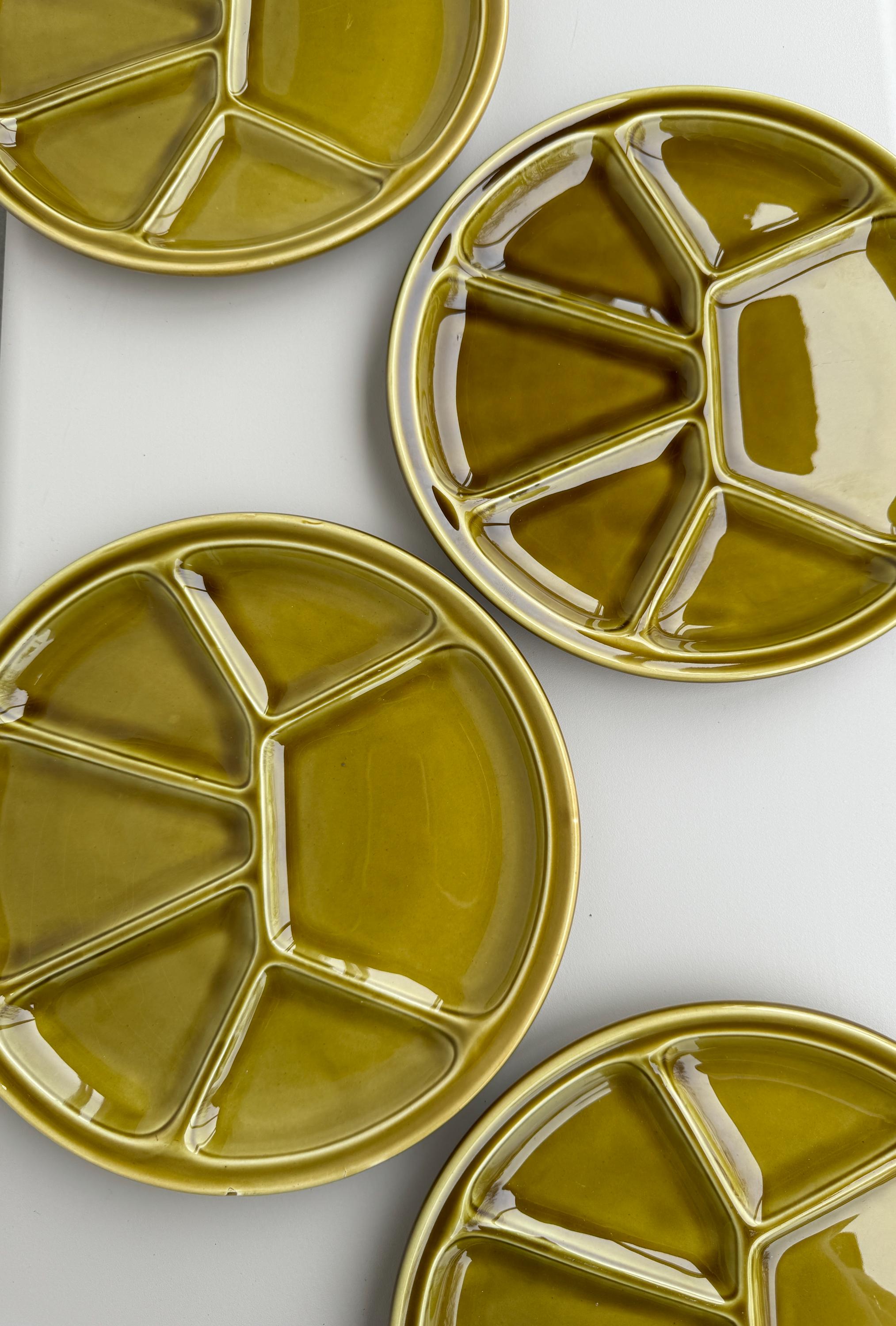 Gien fondue plates - Etsy 日本