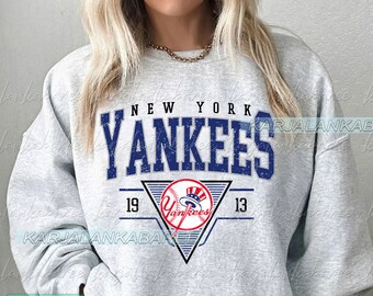 New York Baseball-Sweatshirt | Vintage Style New York Baseball Rundhals-Sweatshirt | New York EST 1962 Sweatshirt | Spieltag