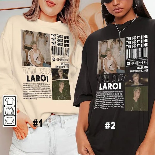 La chemise de merch Kid LAROI, le premier t-shirt Laroi Album des années 90, le sweat-shirt inspiré du bootleg cadeau rappeur Kid LAROI