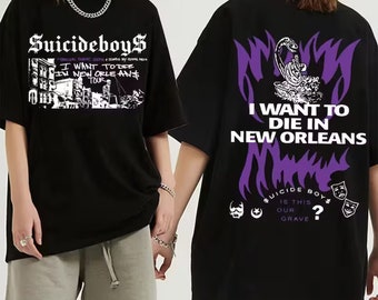 Suicideboys I want to die in New Orleans tour T-Shirt G59 Merch