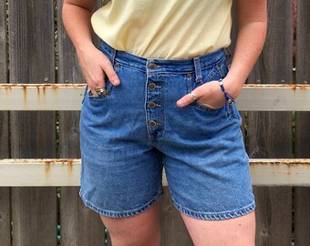 High waisted denim shorts | Etsy